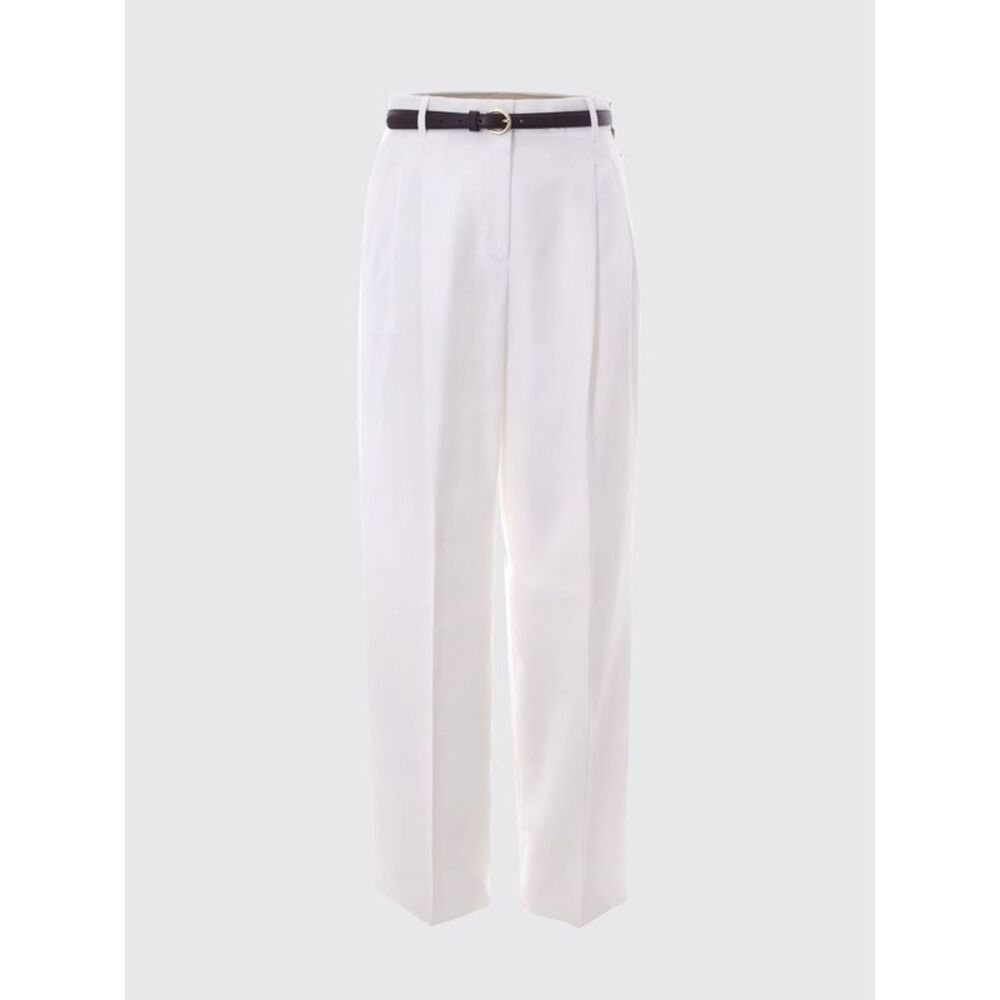 Max Mara Studio Pants Woman White